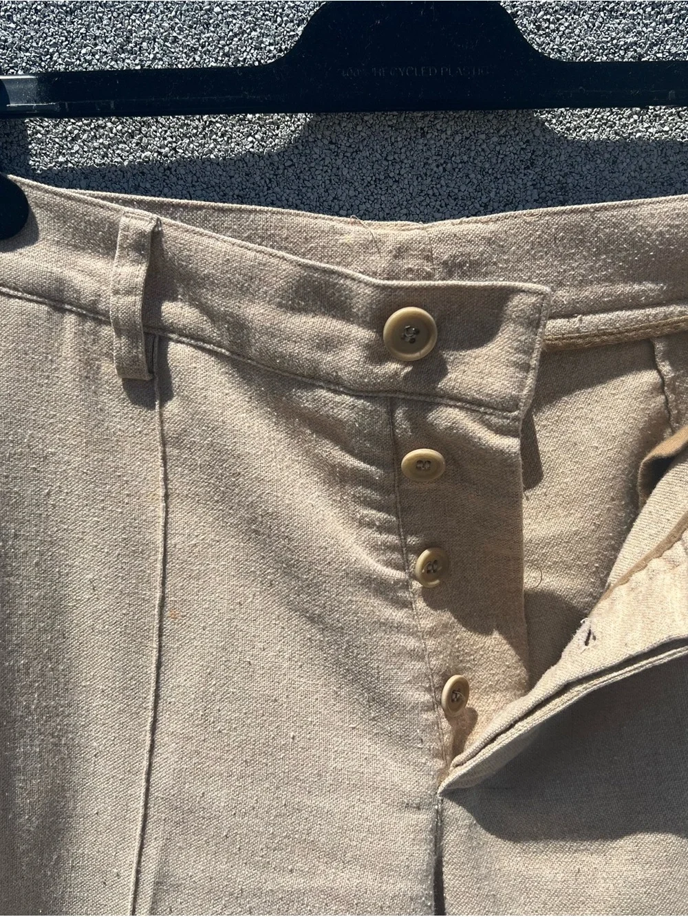 Classic Men's Cream Dress Pants